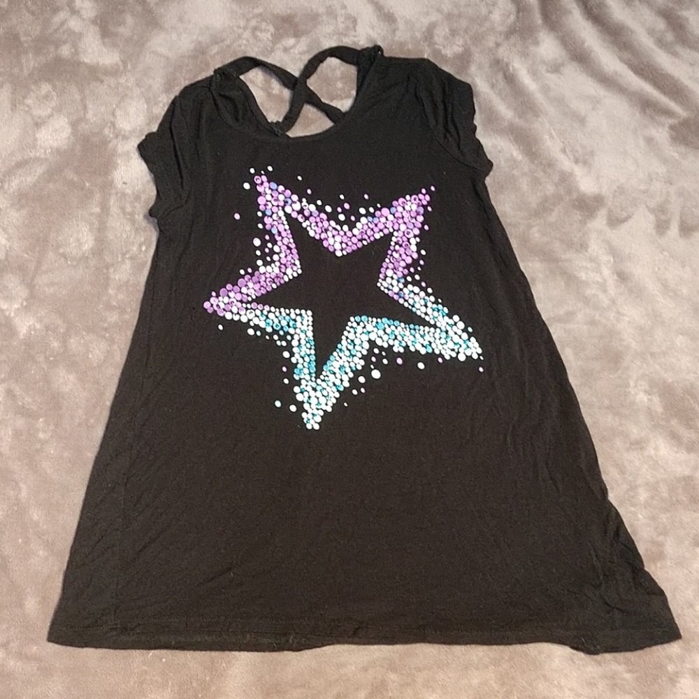 Justice girls star tank top